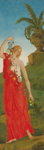 Les quatre Saisons, 1860-61, 314x100cm chaque panneau environ, NR 4,5,6,7, Paris Petit Palais