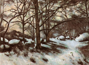 Neige à Fontainebleau, 1878-1879, 73,6x100,6cm, NR413, New York, Moma. 