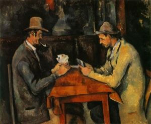 Cézanne, Les Joueurs de cartes, 1893-96, 60x73cm, NR713 London, Courtauld Institutes 