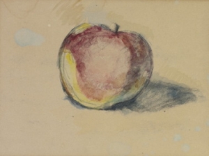 Etude de pomme, vers 1890