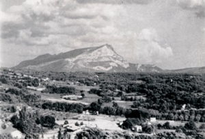 Sainte-Victoire. Photographie Rewald vers 1935.