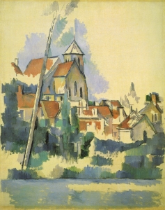 L'église de Montigny-sur-Loing, 1898, 92x73cm, NR832, Philadelphie, Barnes Foundation