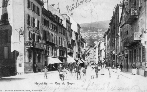 Neuchâtel, Hôtel du Soleil, où séjournèrent les "Cezanne"