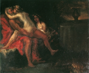 Loth et ses filles, vers 1865, coll.privée, NR76